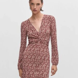 Linen Dress With Back Opening Same Dress